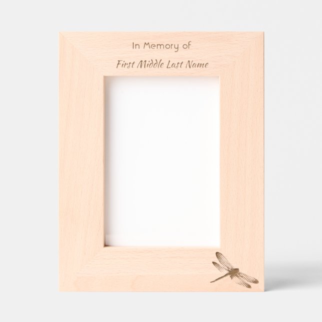 Memorial Keepsake Remembrance Custom Dragonfly (Front)