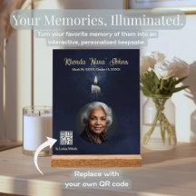 Memorial Luz Eterna Personalizada com Música