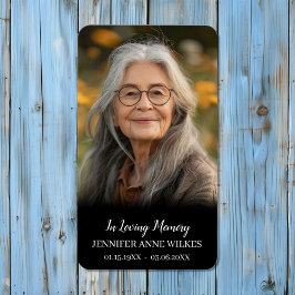 Memorial Negro Simpatia Poem Funeral Cartão de Ora