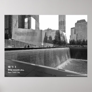 Memorial NYC Poster 24x18 BW4