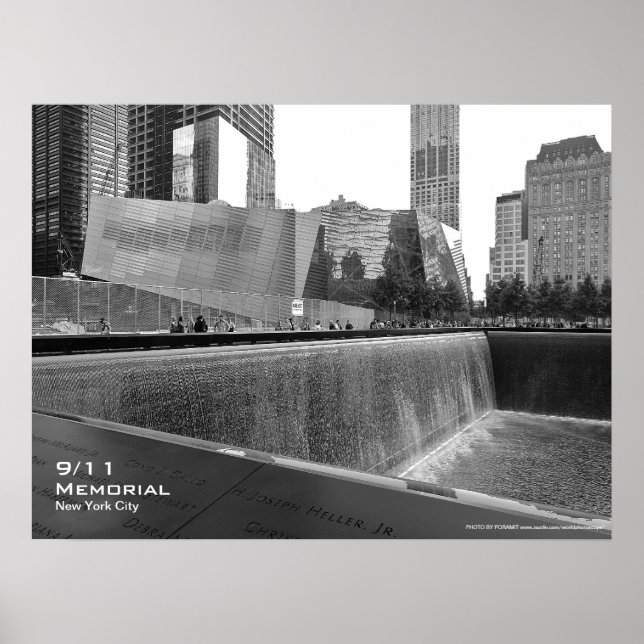 Memorial NYC Poster 24x18 BW4 (Frente)