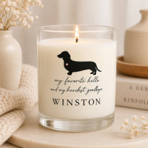 Memorial Personalizado para Dachshund | Perda de A