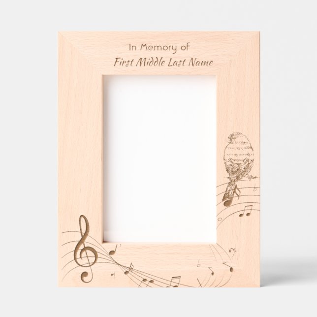 Memorial Pocke Lembrança Música Pássaro (Front)