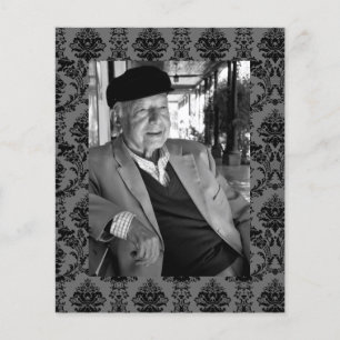 Memoriam Lembrança Folheto de Foto Funeral