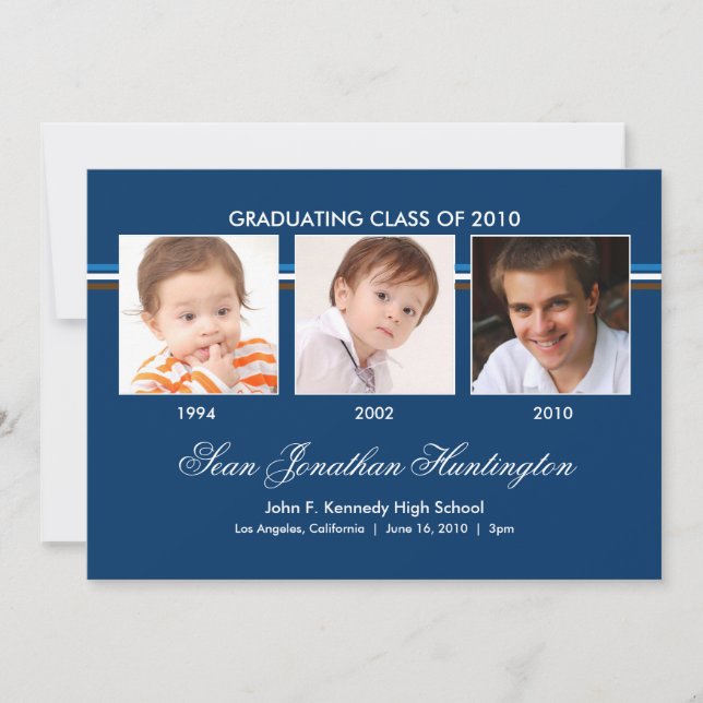 Memórias 3 Anúncio de Graduação de Fotos (Frente)