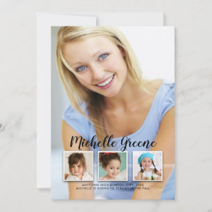 Memórias 4 Anúncio de Graduação de Fotos