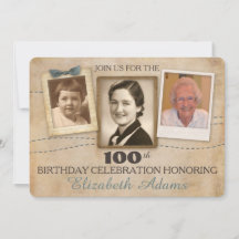 Memórias Antigas | Três Convite Fotográfico