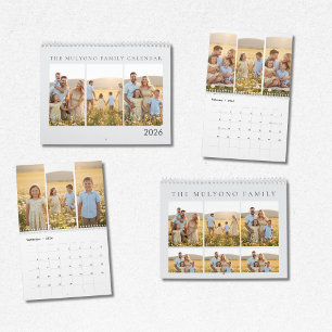 Memórias da Família 2026 Calendário de Fotos Gua