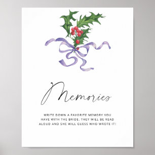 Memórias do inverno de Natal com a noiva poster