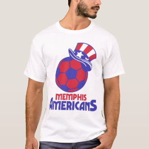 Memphis Americanos MISL Retro T-shirt no interior 