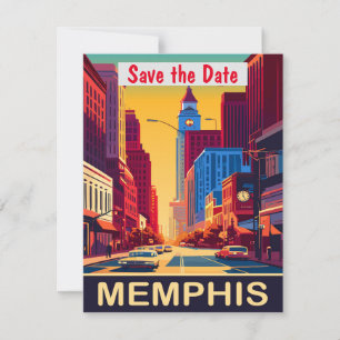 Memphis Salve a Data, Cartão postal Vintage