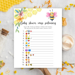 Menina Abelha - jogo de adivinhação de emoji de ch