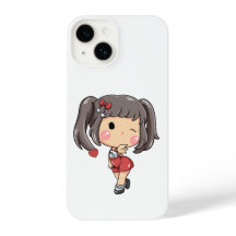 Menina Chibi Fofo Piscando