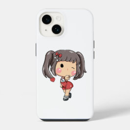 Menina Chibi Fofo Piscando