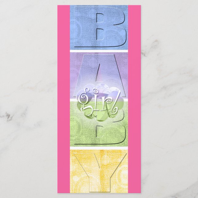 Menina Colorida (indicador grande) (Frente)