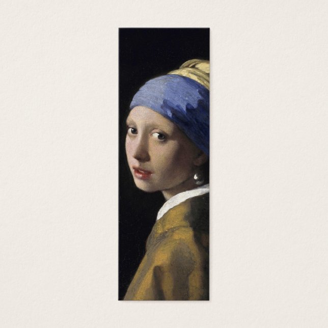 Menina com um marcador do "Pearl Earring" (Frente)