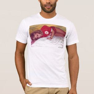 Menina da camisa do futebol