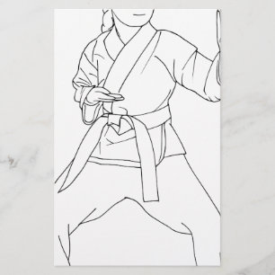 Menina das artes marciais