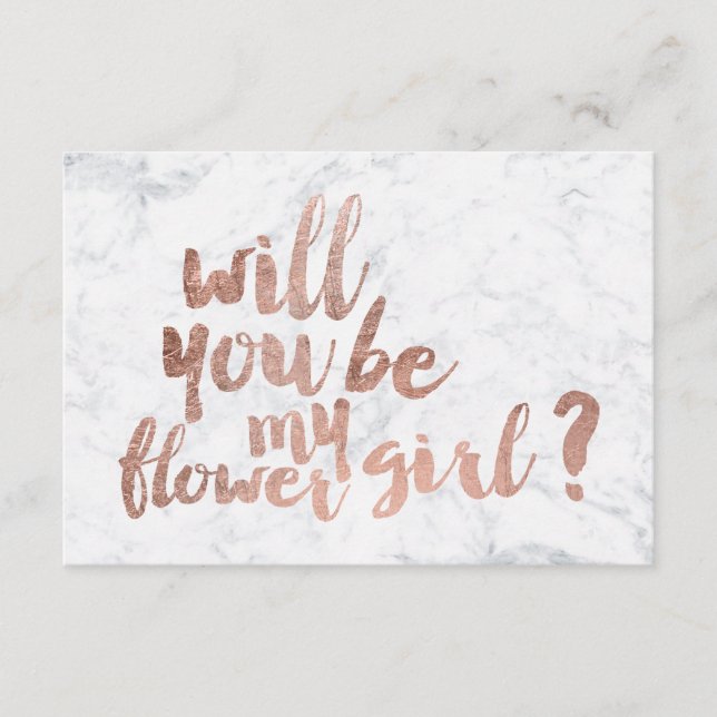 Menina das flores em mármore dourado rosa (Frente)