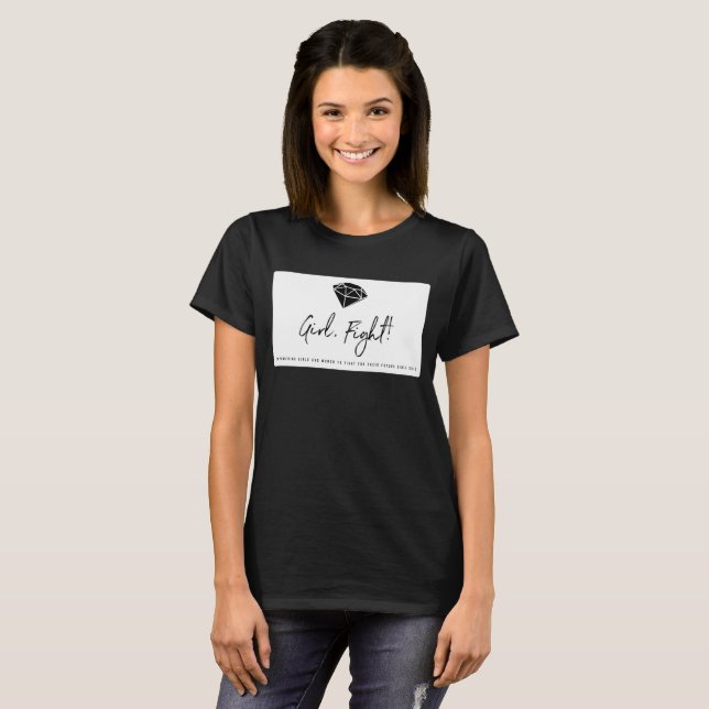 Menina das Mulheres, Luta! Camiseta (Frente Completa)