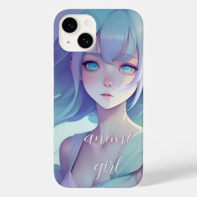Menina de Animes Monograma - capas de iphone de Ca (Verso)