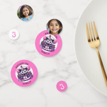 Menina de aniversário da Bonita Personalizada