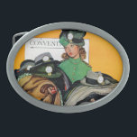 Menina de Hatcheck<br><div class="desc">Artista: A menina de verificação do chapéu de Norman Rockwell | carregou para baixo com os casacos e os chapéus</div>