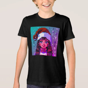 Menina de Natal da Camisa T