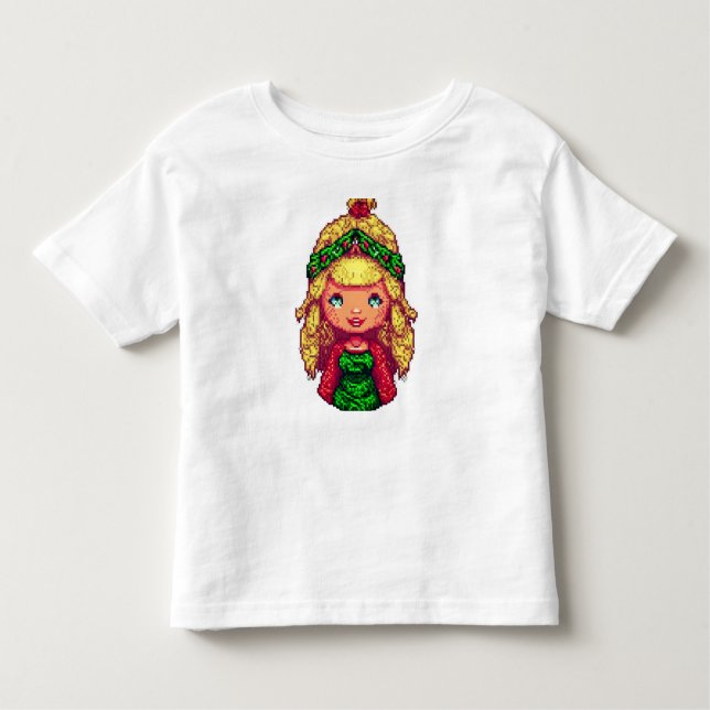 Menina de Natal de camiseta (Frente)