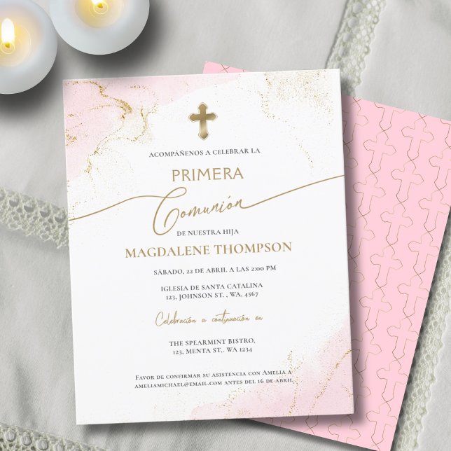 Menina de orçamento Primeira Comunhão (Criador carregado)