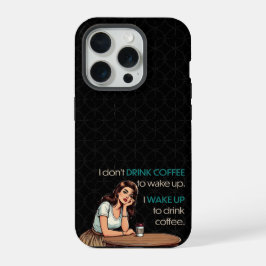 Menina de Pin-up—Eu Acordar para Beber café