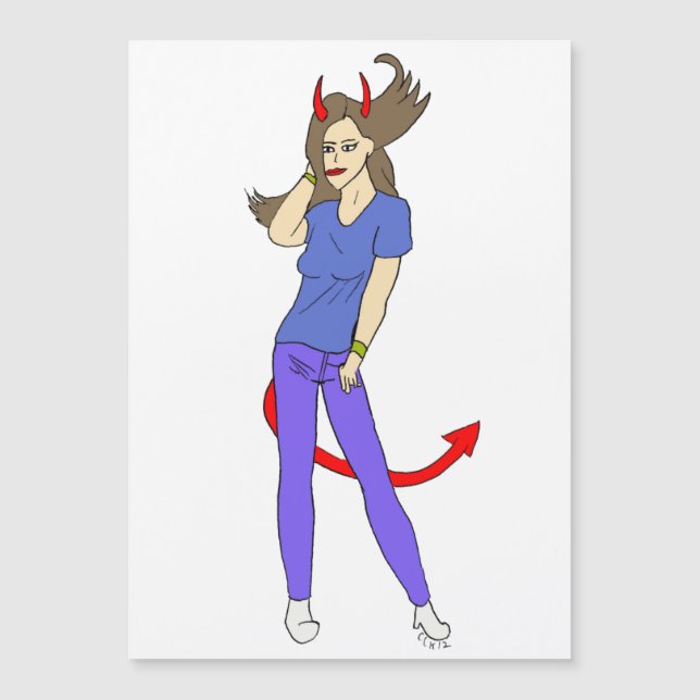 menina diabólica (Frente)