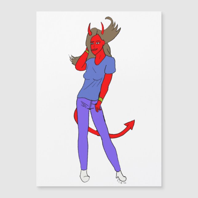 menina diabólica (Frente)