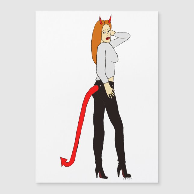 menina diabólica (Frente)