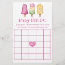 Menina do Bingo de Bebê Pronta para Nascer Churras