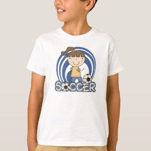Menina dos esportes - t-shirt e presentes do