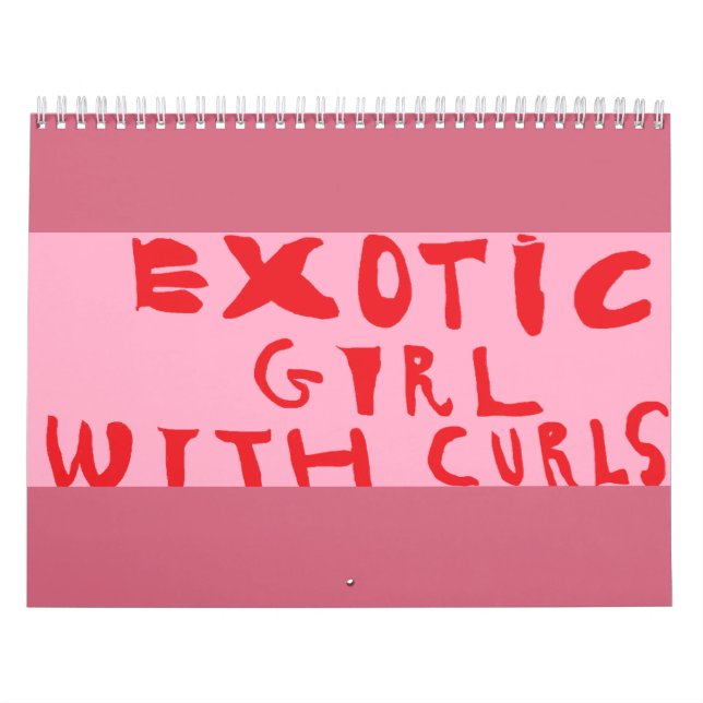 menina exótica com calendário das ondas (Capa)