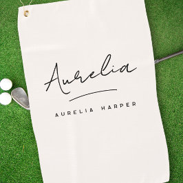 Menina Feminina com Script Moderno Minimalista Mon