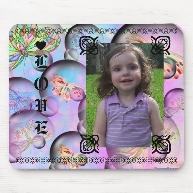 Menina feminino Mousepad (Frente)