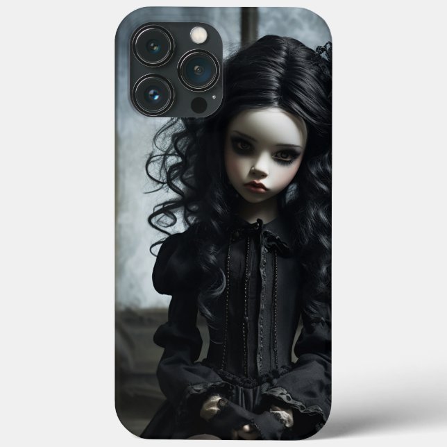 Menina Gótica em Preto (Verso)