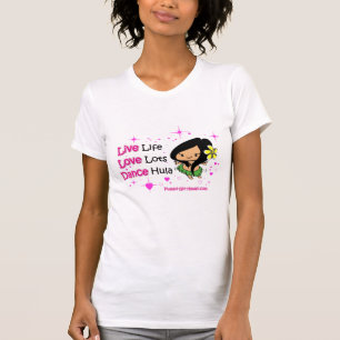 Menina Havaí de Pualani - t-shirt