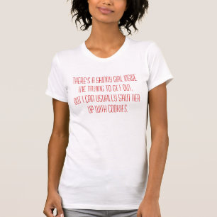 Menina magro dentro de mim t-shirt