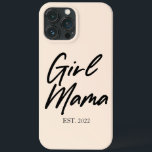 Menina Mama Personalizada No Ano Passado Mínima Ma<br><div class="desc">Esta é uma Capa de telefone de iPhone da Mama! Dia de as mães Mãe Mamãe Mamãe Mamãe Mama Oferece Presente Mãe</div>