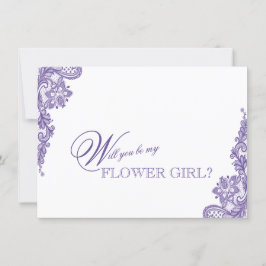 Menina Moderna Ultra Violeta De Flor De Casamento