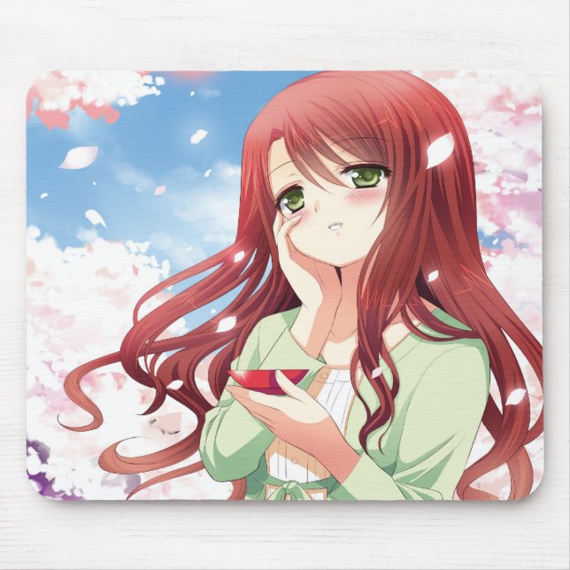 Menina Mousepad do Anime de Hanami (Frente)