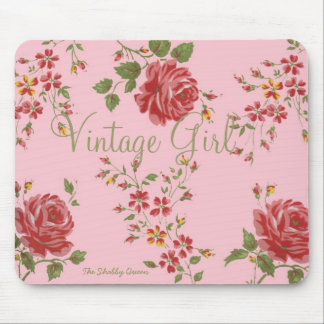 Menina Mousepad do vintage