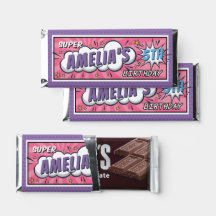 Menina Quadrinhos Super-Herói Aniversário Obrigado