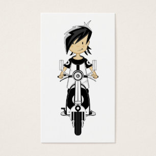 Menina retro da modificação no marcador do