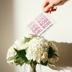 Menina Rosa Moderna - Melhor Presente de Menina