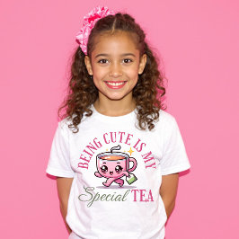 Menina rosa sendo bonita é minha camisa especial d